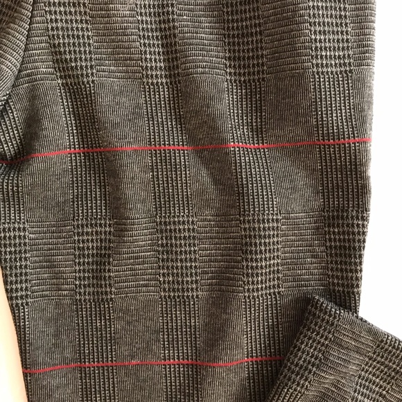 Love Tree High-Waist Plaid Tied Waist Casual Pants - Picture 4 of 4